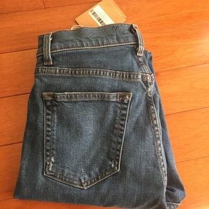 Reformation High and Skinny Jeans in Rhine